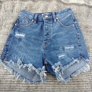 We The People  Curvy Jean Shorts